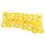 Rubbermaid Mobile Barrier 13 Feet, Yellow